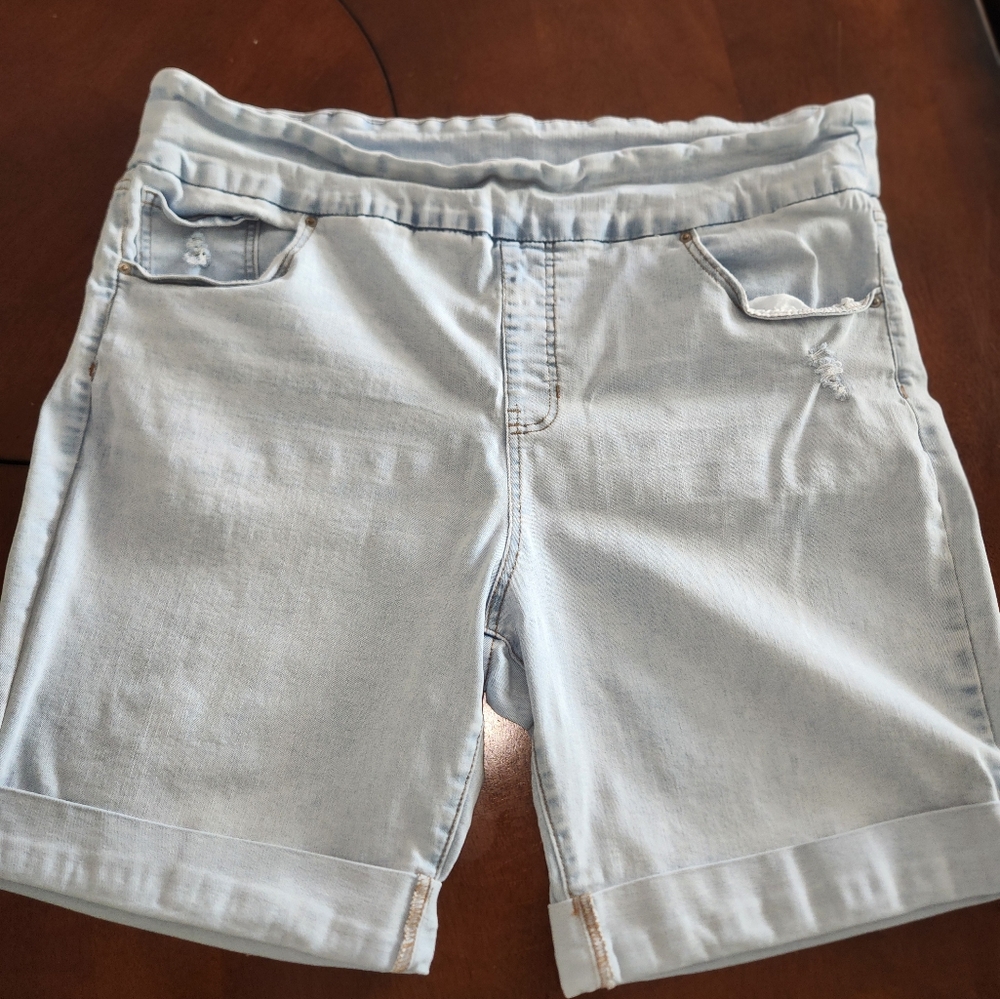 Light Blue Women's Denim Shorts